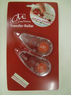  set van 2 transfer-rollers van Crea Motion 'gefeliciteerd'