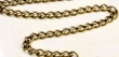 4 meter bronskleurige ketting, maat per schakel: 4x3x0,8mm