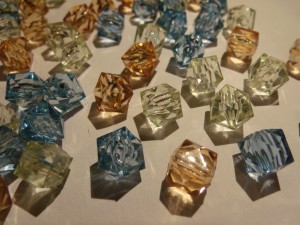 50 acryl kralen, diverse kleuren, 14mm