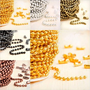 4 meter ballchain ketting 2,4mm