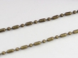4 meter bronskleurige ballchain jasseron ketting 2mm