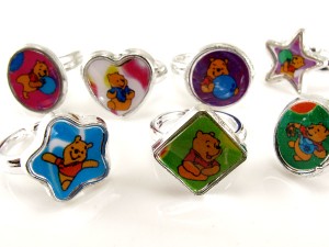 12 kinderringen met WINNIE the POOH