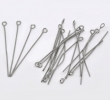 300 kettelstiften, antieke zilverkleur, 45x0,7mm!	
