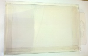 1-900 plastic verpakkingen, vouwDOOSjes, maat 142x92x8mm, NIEUW!!