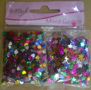 20 gram HARTjes & STERretjes pailletten/lovertjes/confetti 4-6mm	