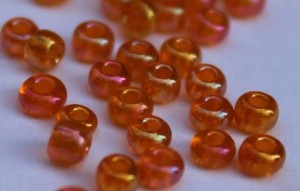 50 gram AB oranje rocailles
