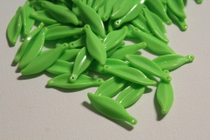 Groene bladhanger 31,3x9,3x4mm