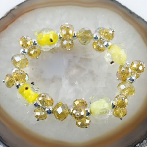 1 elastische swarovski kristal armband