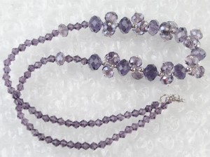 1 swarovski kristallen ketting