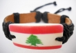 verstelbare armband van leer & hennepkoord! LIBERTY TREE