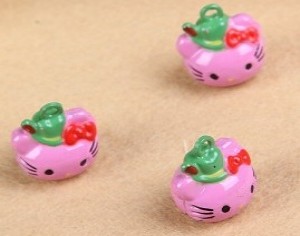 3 hello kitty belletjes