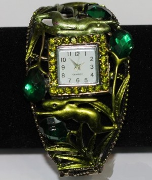 1 kristal klembandhorloge