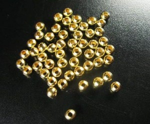 3000 vergulde kralen 2,4mm